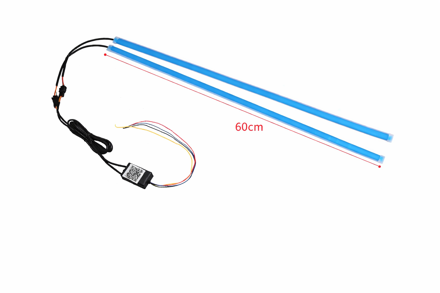 2PCS Symphony DRL RGB LED Daytime Running Light Strip – APP Control Flowing Turn Signal