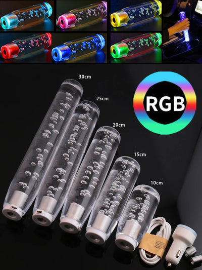 Universal RGB Crystal Gear Shift Knob – Manual Transmission