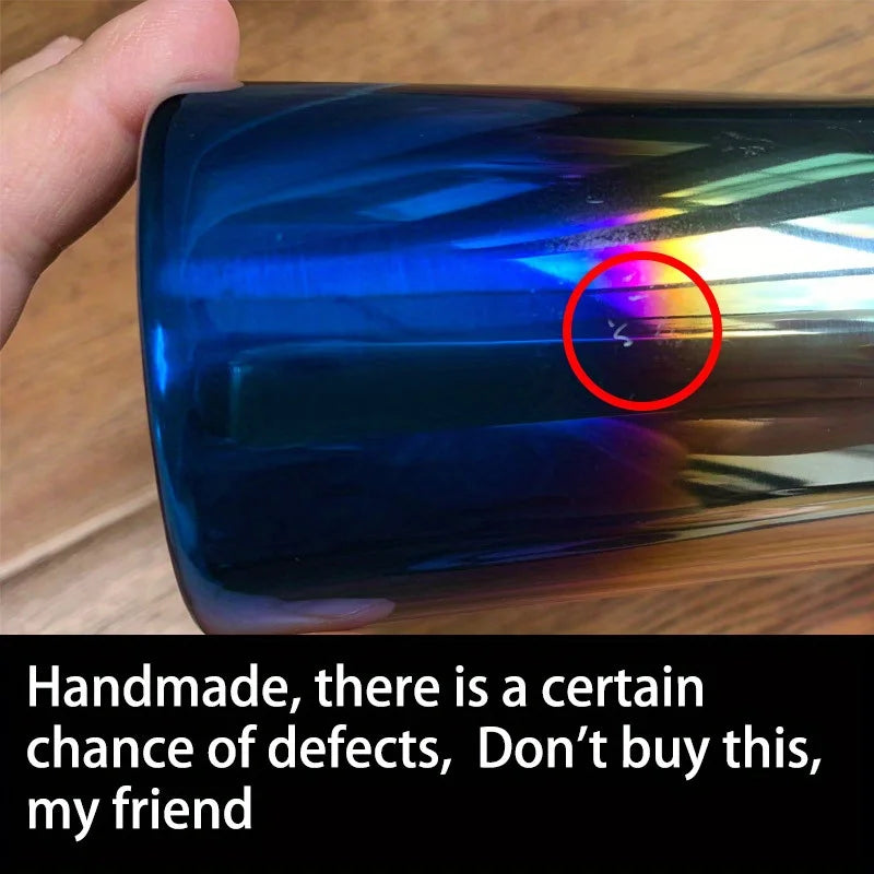 Universal Dual Exhaust Tip – Stainless Steel Burnt Finish