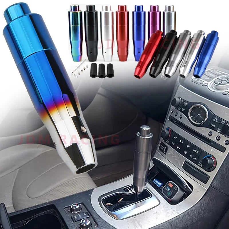 Universal Aluminum Gear Shift Knob – Long Stick Automatic Shifter