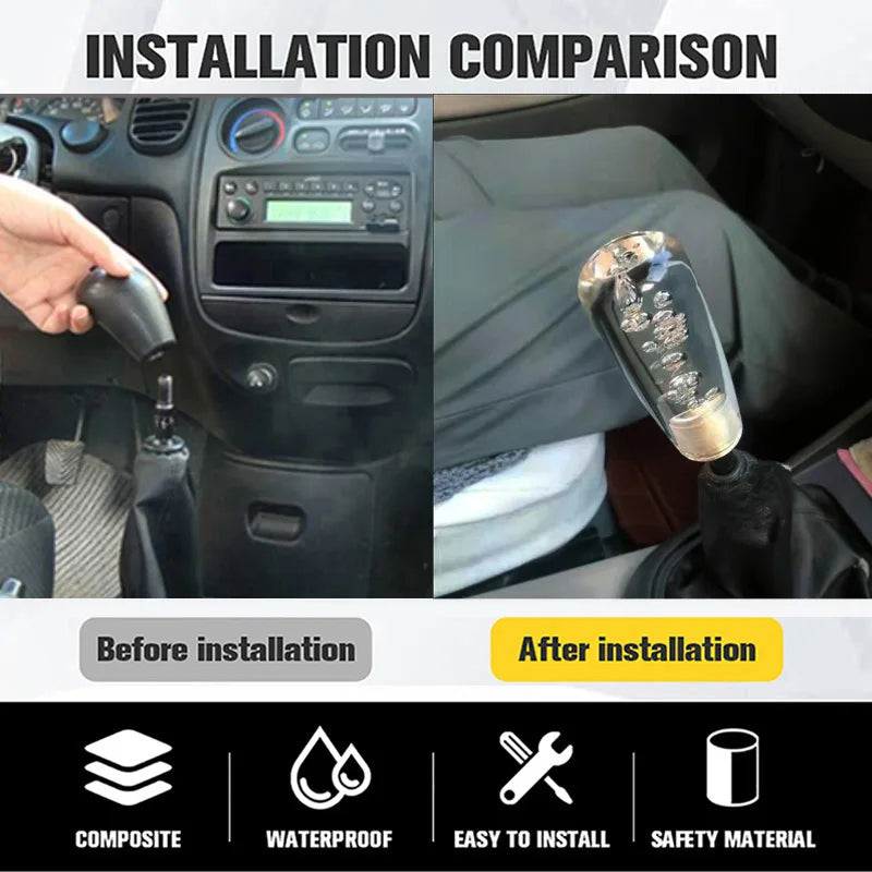 Universal RGB Crystal Gear Shift Knob – Manual Transmission