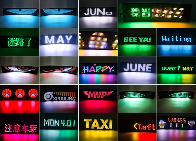 LED Matrix Pixel Display Screen – Smart RGB Atmosphere Light (USB 5V)